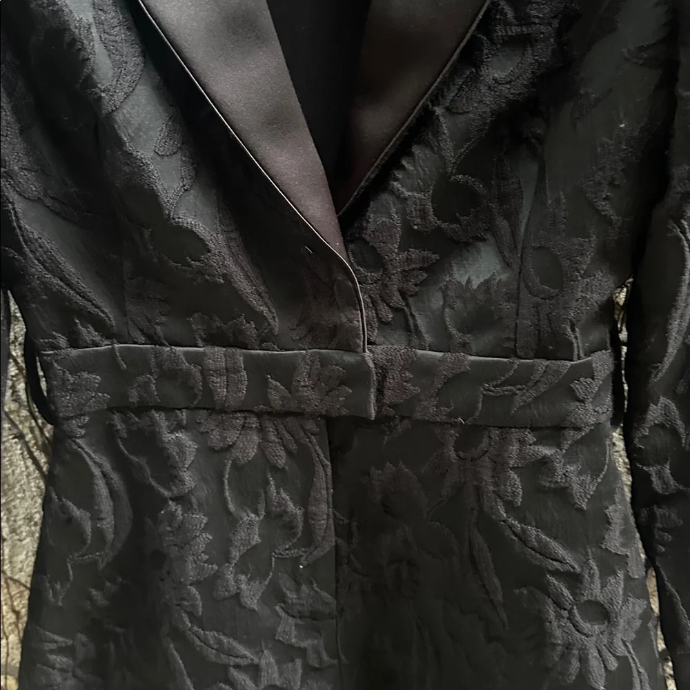 Alexis Black Textured Romper